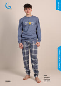 PIGIAMA RAGAZZO M/L 4030 Tellini S.r.l. Wholesale Clothing